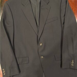 Lauren Ralph Lauren Blazer Mens 42R Grey/Deep Blue Classic Sport Coat
